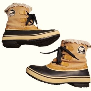Sorel, Winter Boot, Tivoli, Tie Up, Mid Calf, Warm Lining, Waterproof, Wom sz 7,
